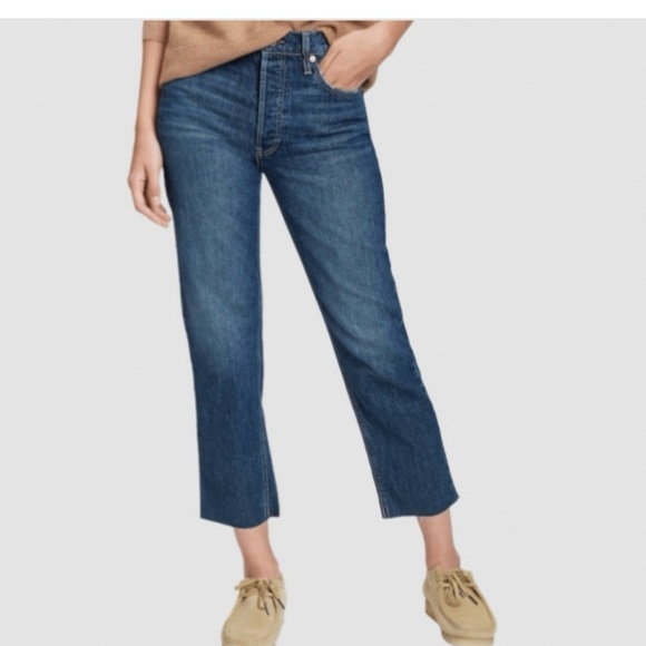 GAP Denim - Gap High Rise Cheeky Straight Women's Denim Jeans Size 14/32